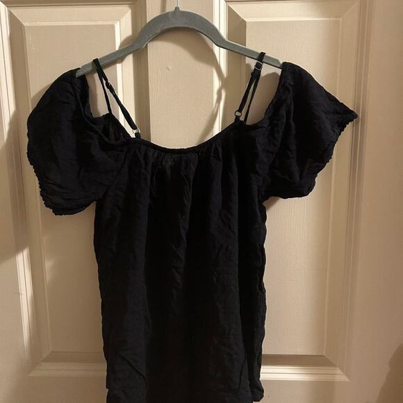 Black and multi coloured blouse - Picture 4 of 4